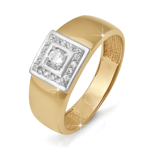 Кольцо, золото, бриллиант, БР110376